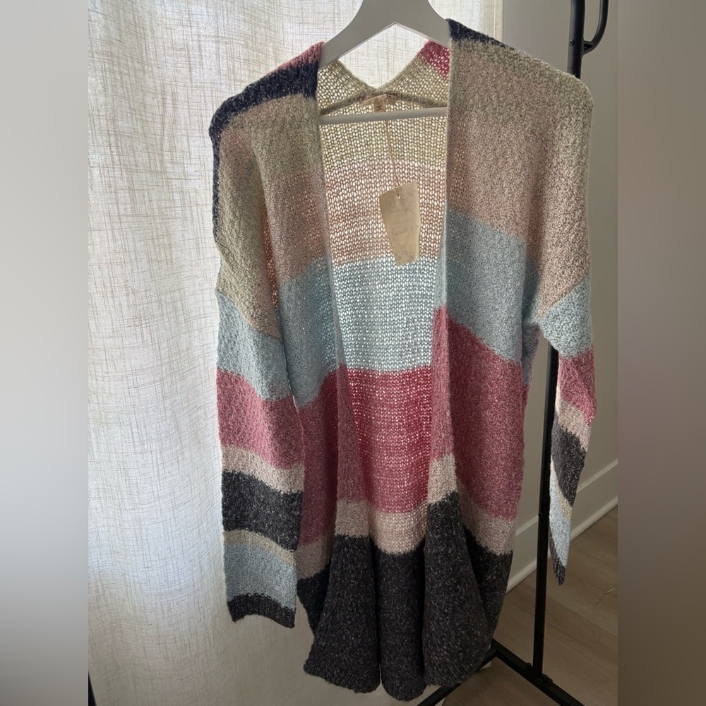 Colorblock Knit Cardigan - Picture 5 of 5